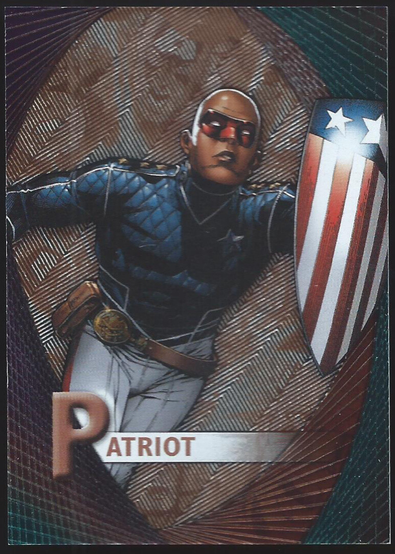 2012 Marvel Beginning Series 2 PRIME MICROMOTION Foil inciso #M-38...PATRIOT