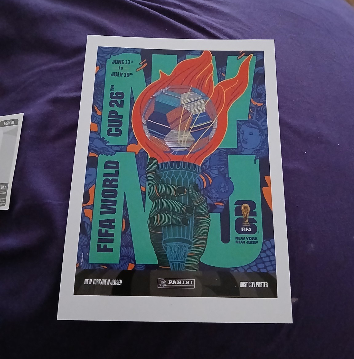 Panini FIFA World Cup 2026 New York/New Jersey Host City Poster Card 2026