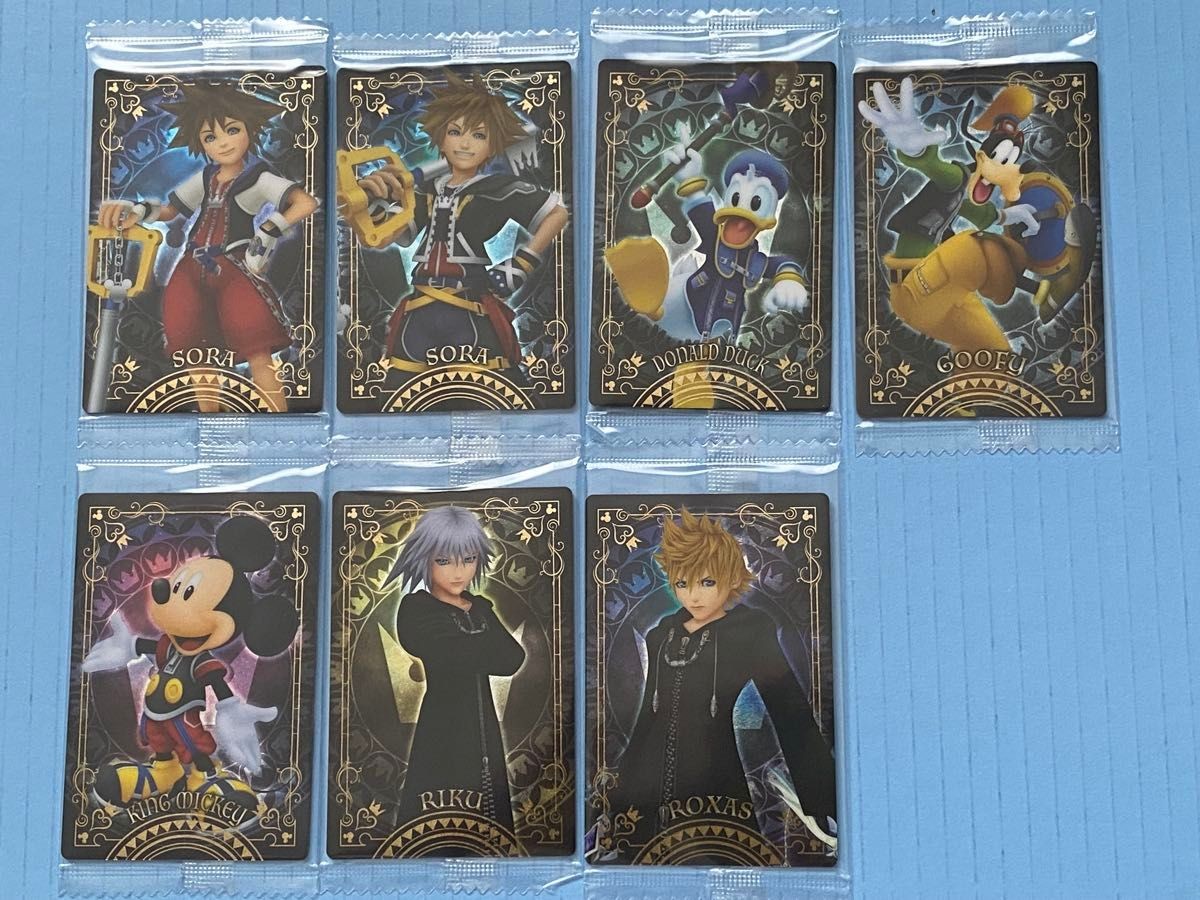 Sora etc. Kingdom Hearts Trading Card Game TCG Nos. 13–19, 7-Card lot BANDAI JP