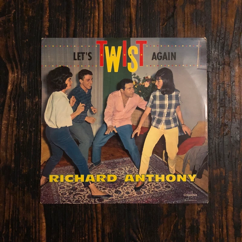 Vinyle 33T - Richard Anthony - Let’s Twist Again
