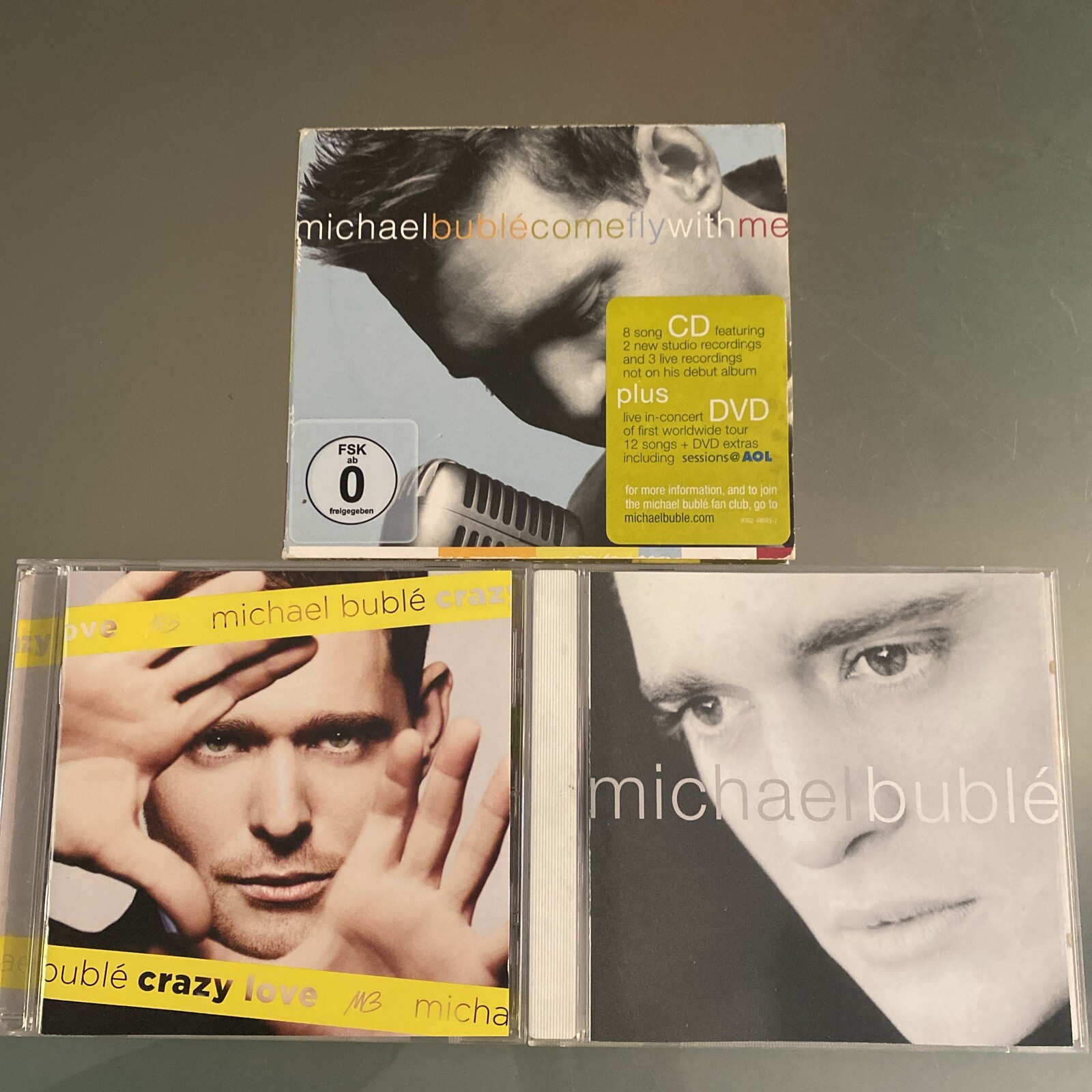 MICHAEL BUBLE 4 💿 LOT: Come Fly With Me (CD & DVD), Crazy Love, Self Titled NM