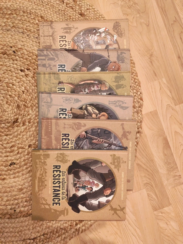 Lot bd les enfants de la resistance 1/2/3/4/5/6