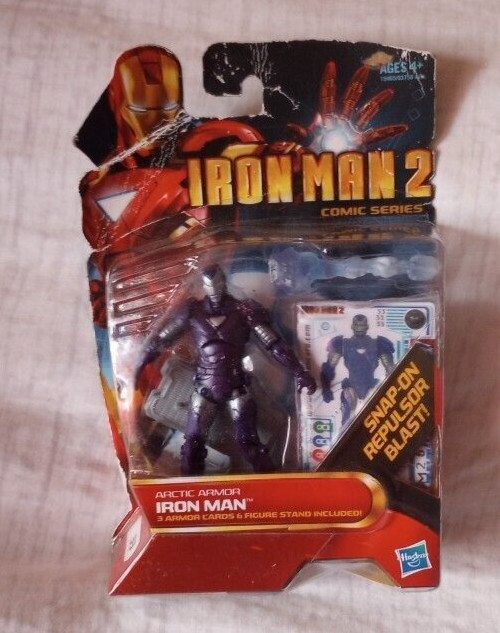 Marvel Iron Man 2 Comics Series Modellino Arctic Iron Man MOC Hasbro 2009