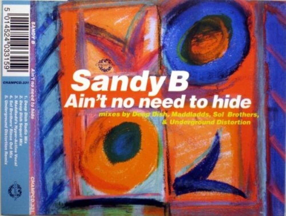 Sandy B Ain't no need to hide CD Sandy B (1997)