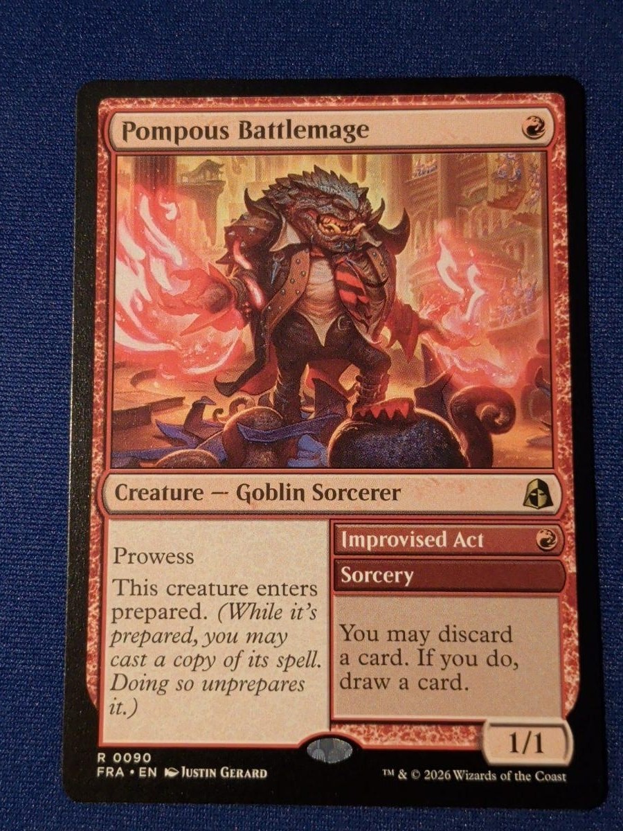 Pompous Battlemage // Frattura realtà atto improvvisato #90 quasi nuovo MTG