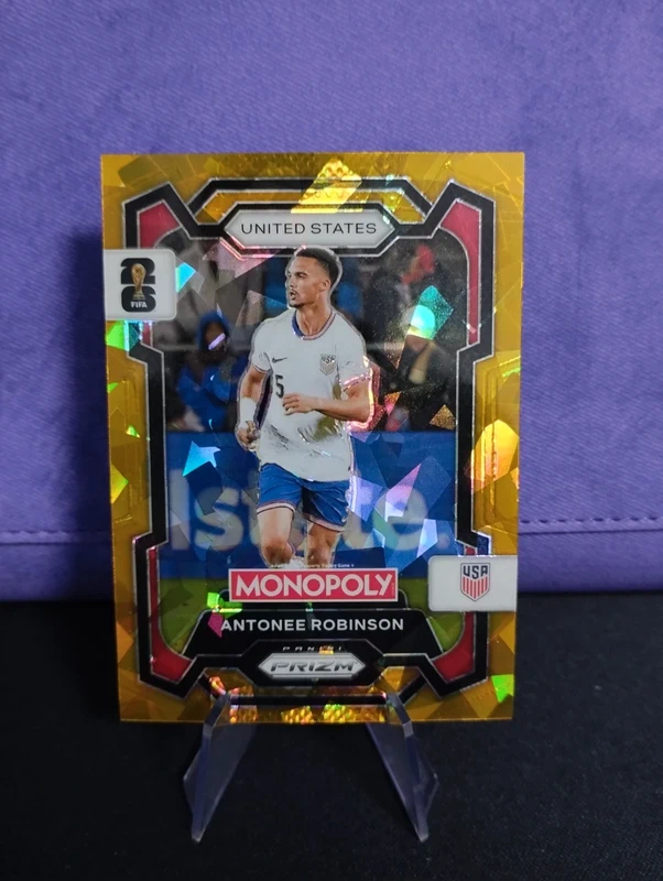 Antonee Robinson Gold Cracked Panini Monopoly
