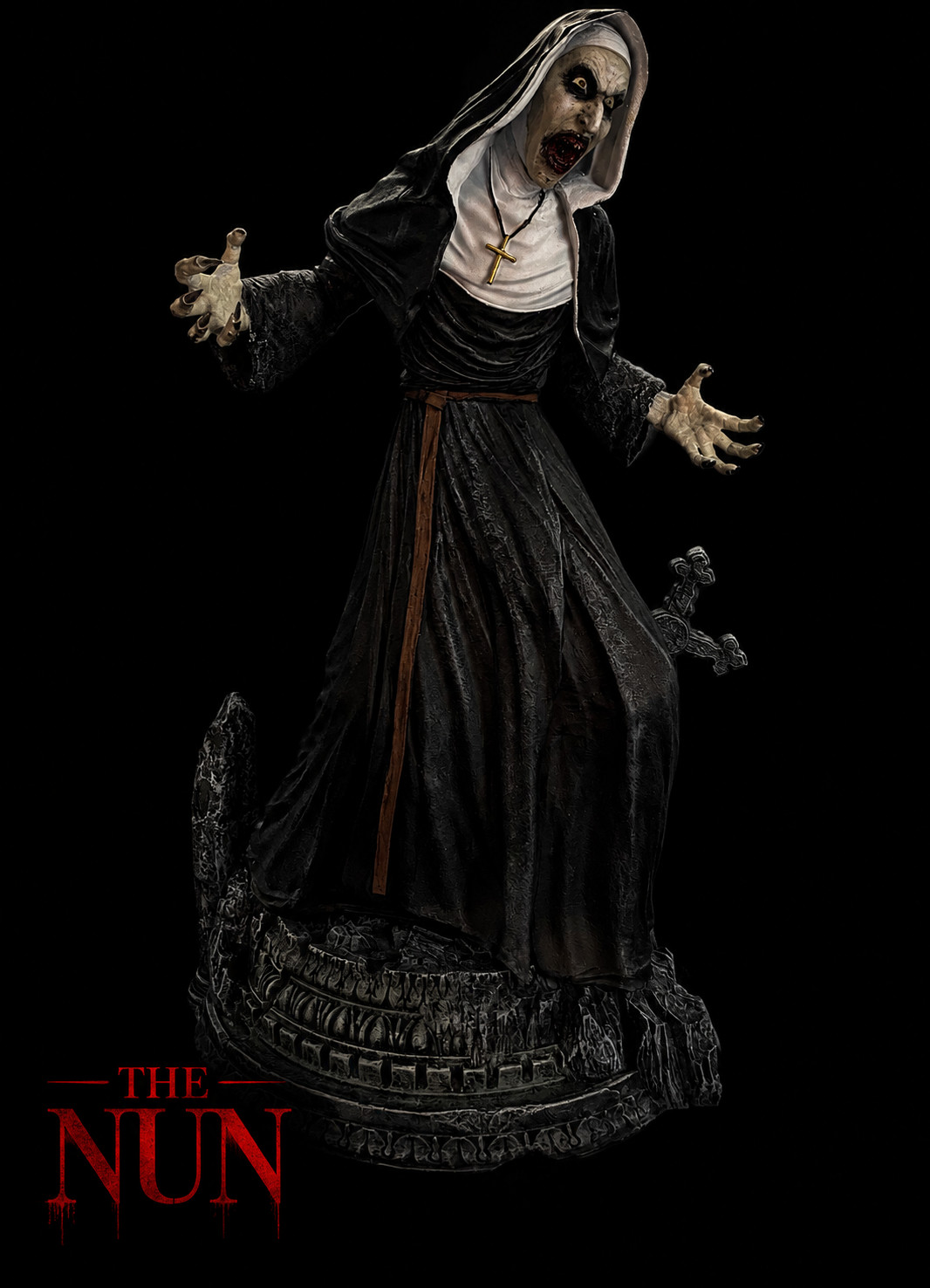 Statua Valak The Nun 14K stampa resina horror da collezione