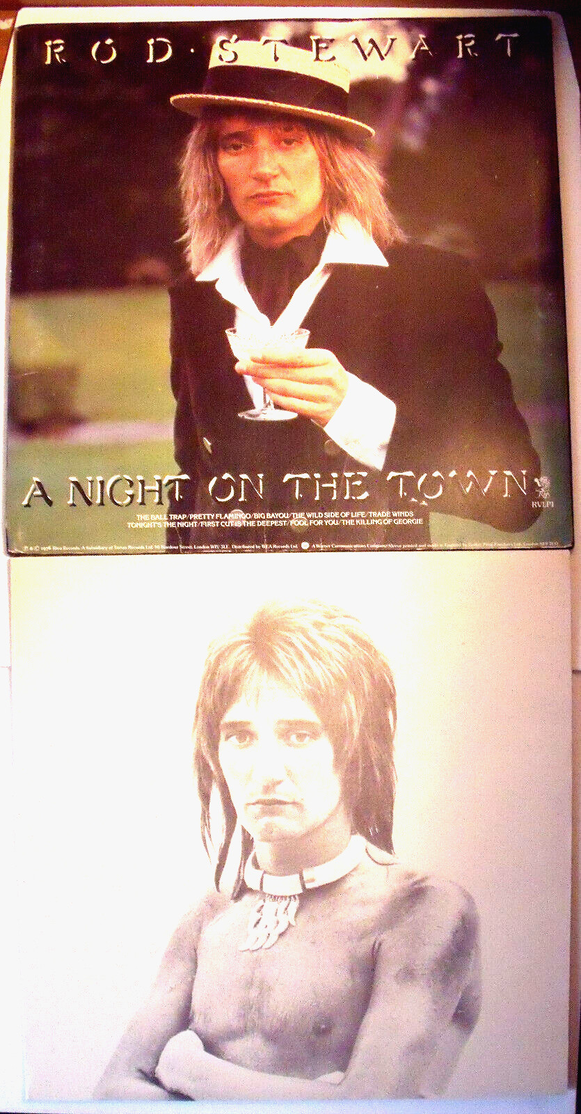 Rod Stewart- A Night On The Town - Vinyl LP - Graded Very Good - Read Listing!