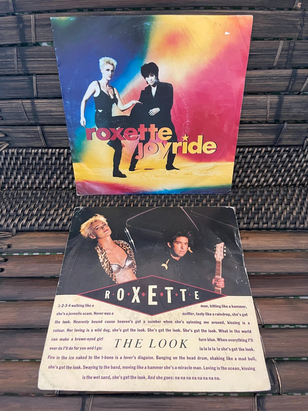 Lot de 02 vinyle 45T Lp7" de Roxette
