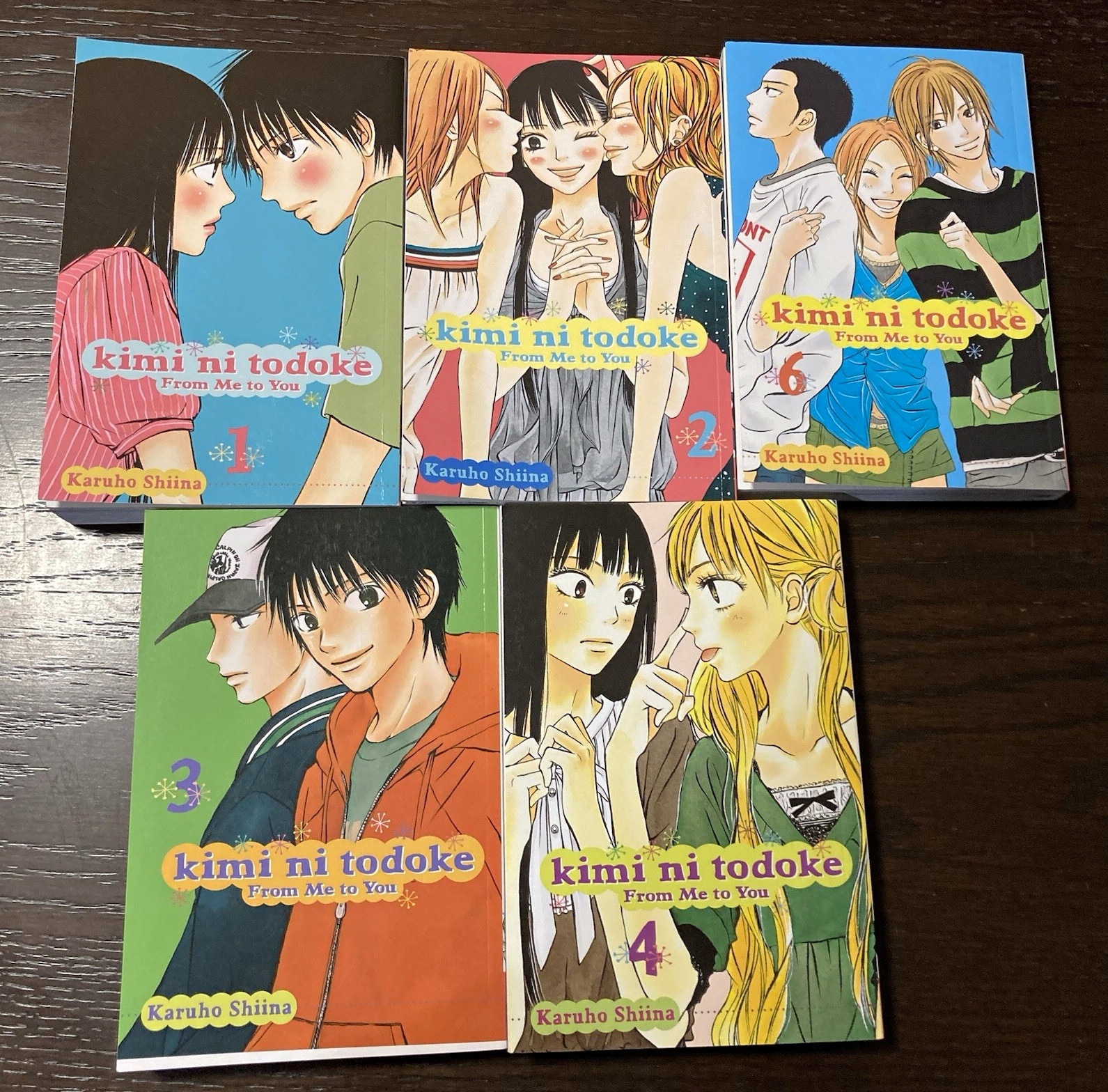 Kimi ni Todoke: From Me to You lotto manga vol 1-4 e 6 Karuho Shiina inglese