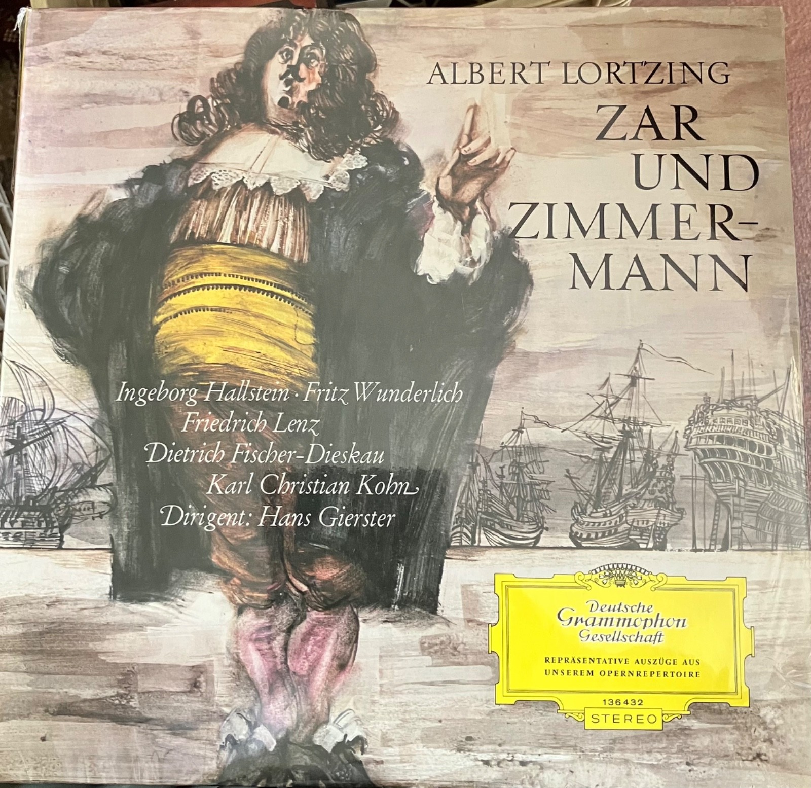 Albert Lortzing, Zar Und Zimmermann, (LP), VG+, 4175036859