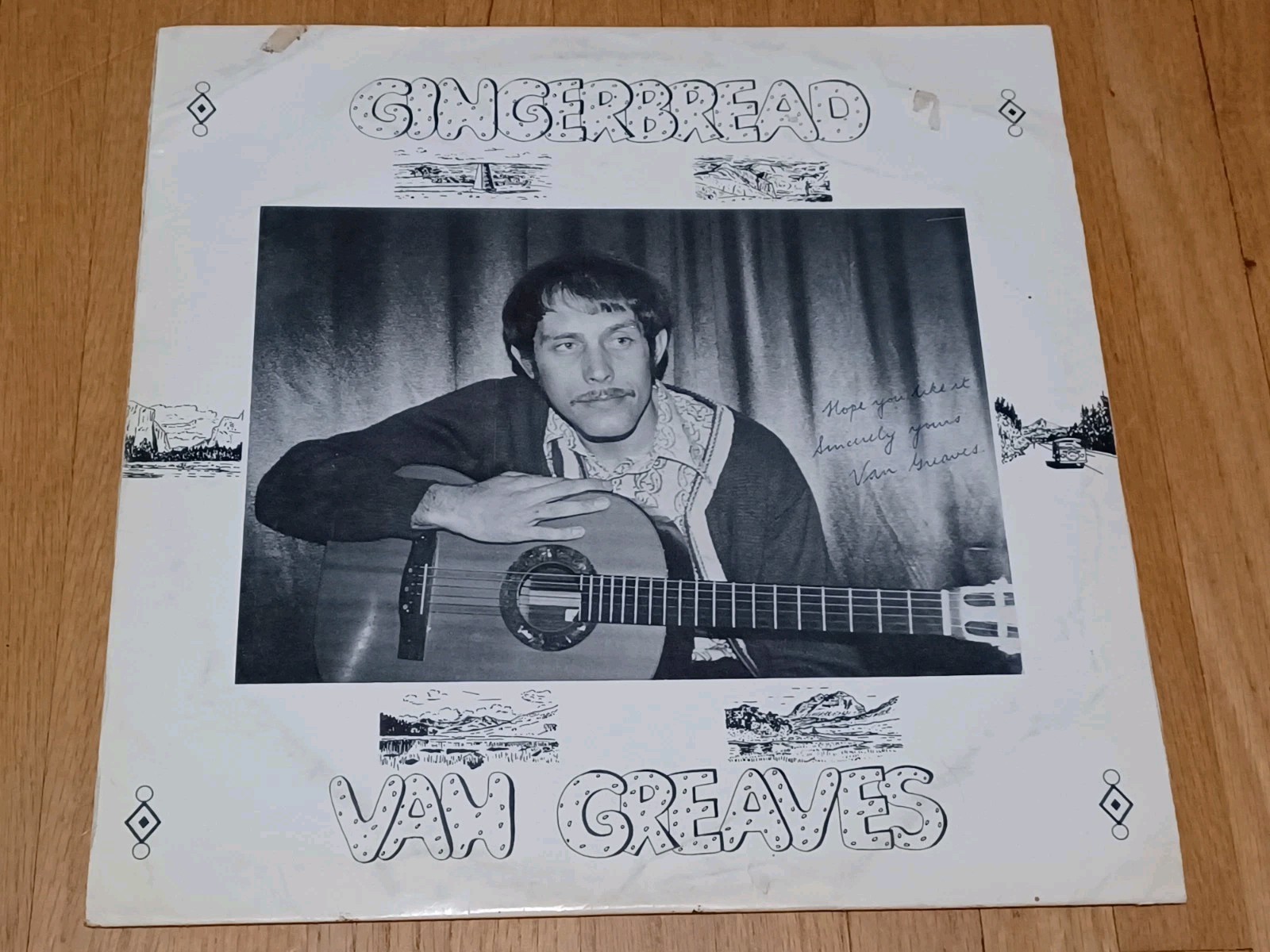 Van Greaves Gingerbread UK 1976 PRIVATE PRESS LP Hollick & Taylor Rare Acid Folk