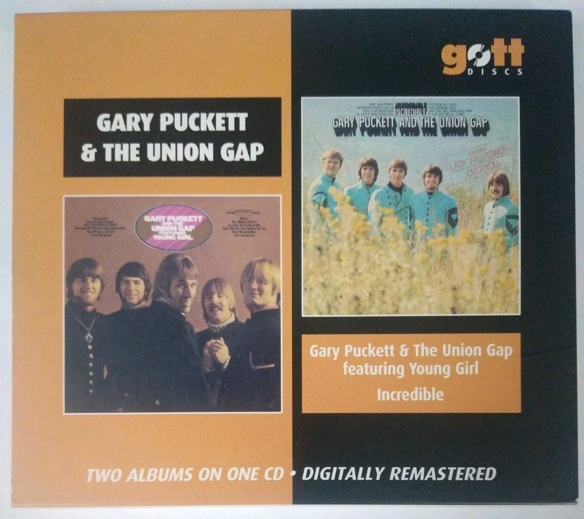 Young Girl/Incredible by Gary Puckett & Union Gap (CD, 2004) UK Import VG+