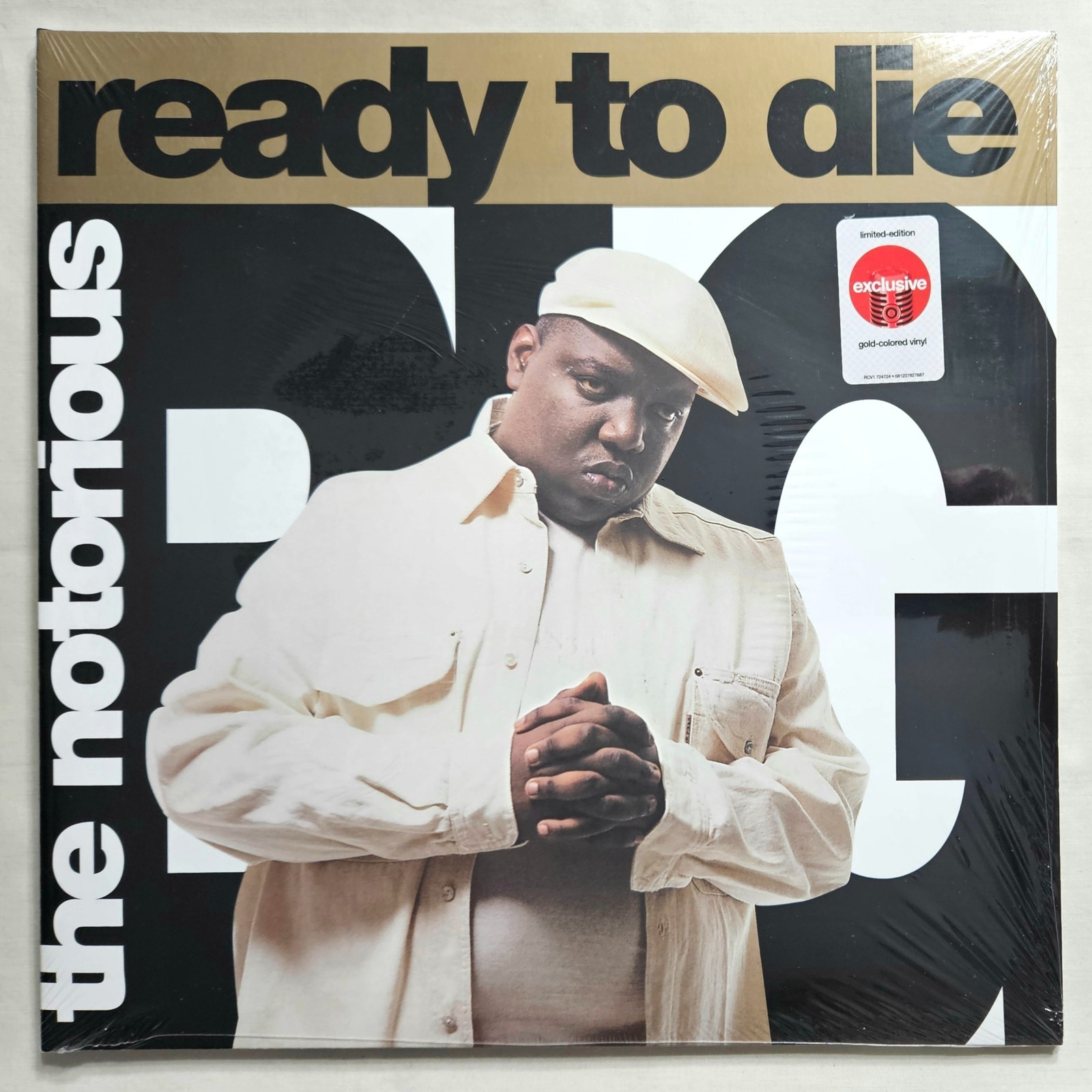 1994 - NOTORIOUS B.I.G. - READY TO DIE - 2XLP SEALED GOLD VINYL TARGET REISSUE