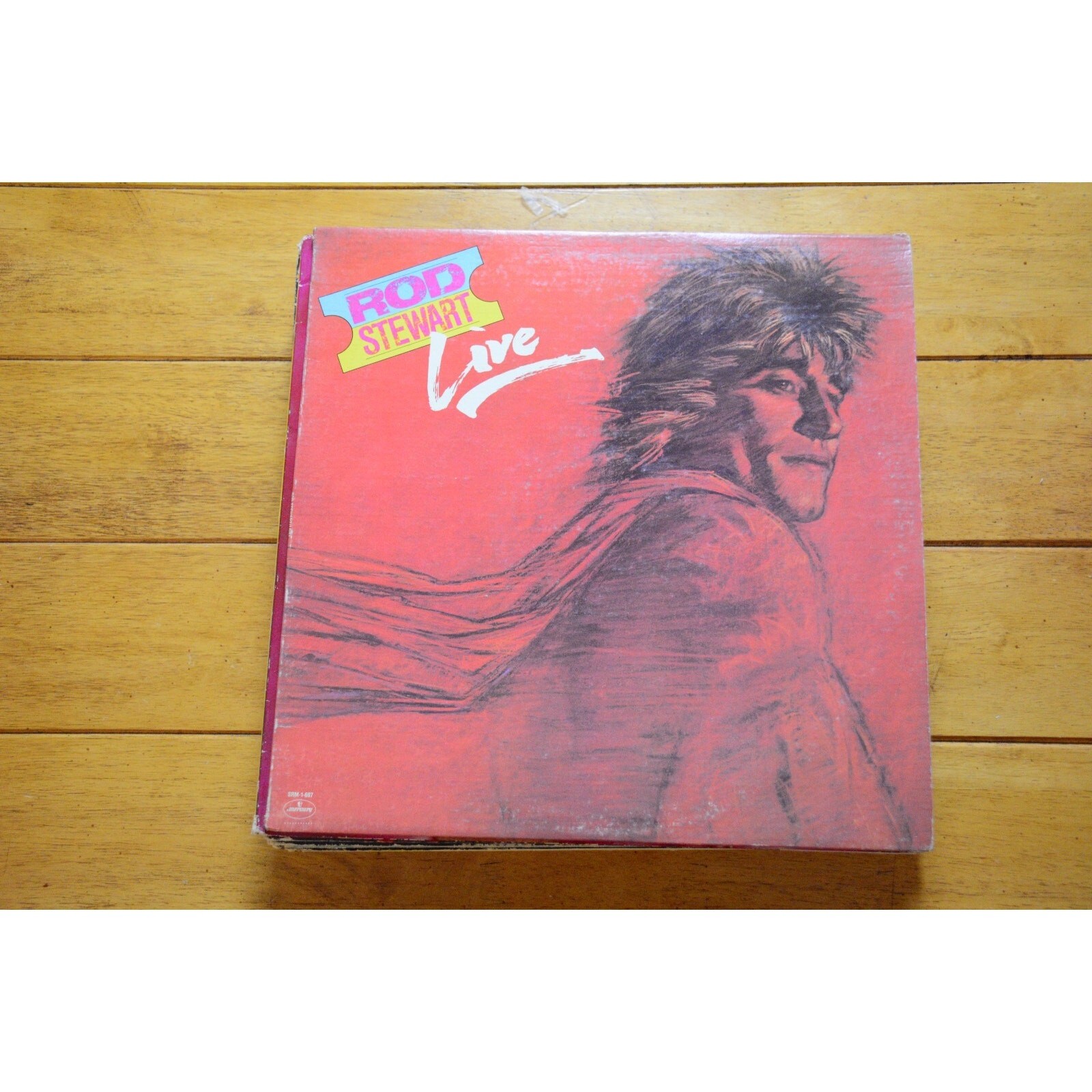 ROD STEWART LIVE LP 12" VINYL VG+ 1981 REISSUE MERCURY