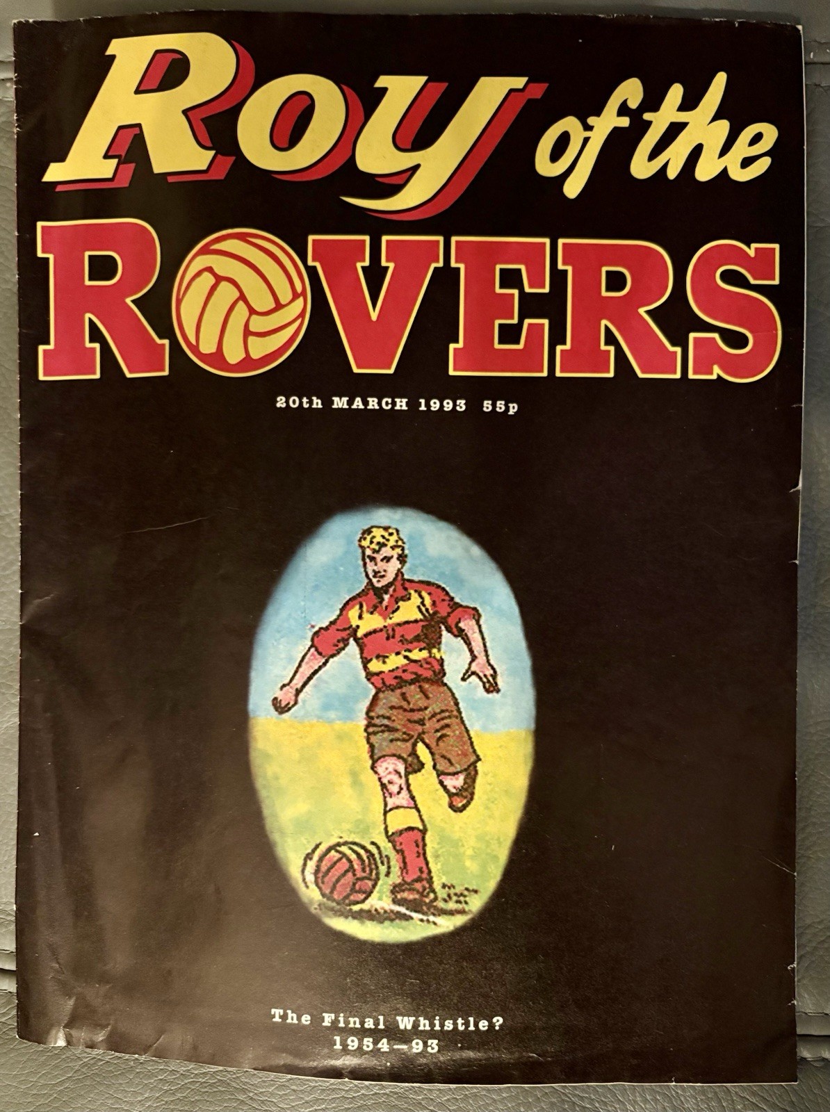 ROY OF THE ROVERS THE FINAL WHISTLE COMIC 20th MARCH 1993 Highly Collectible!