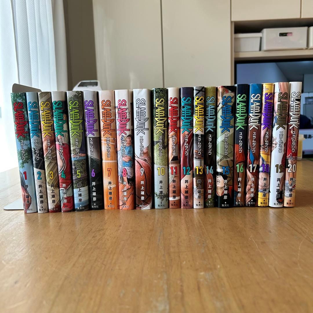 Manga Slam Dunk Versione Riorganizzata Vol.1-20 Set Fumetto Lingua Giapponese Usato