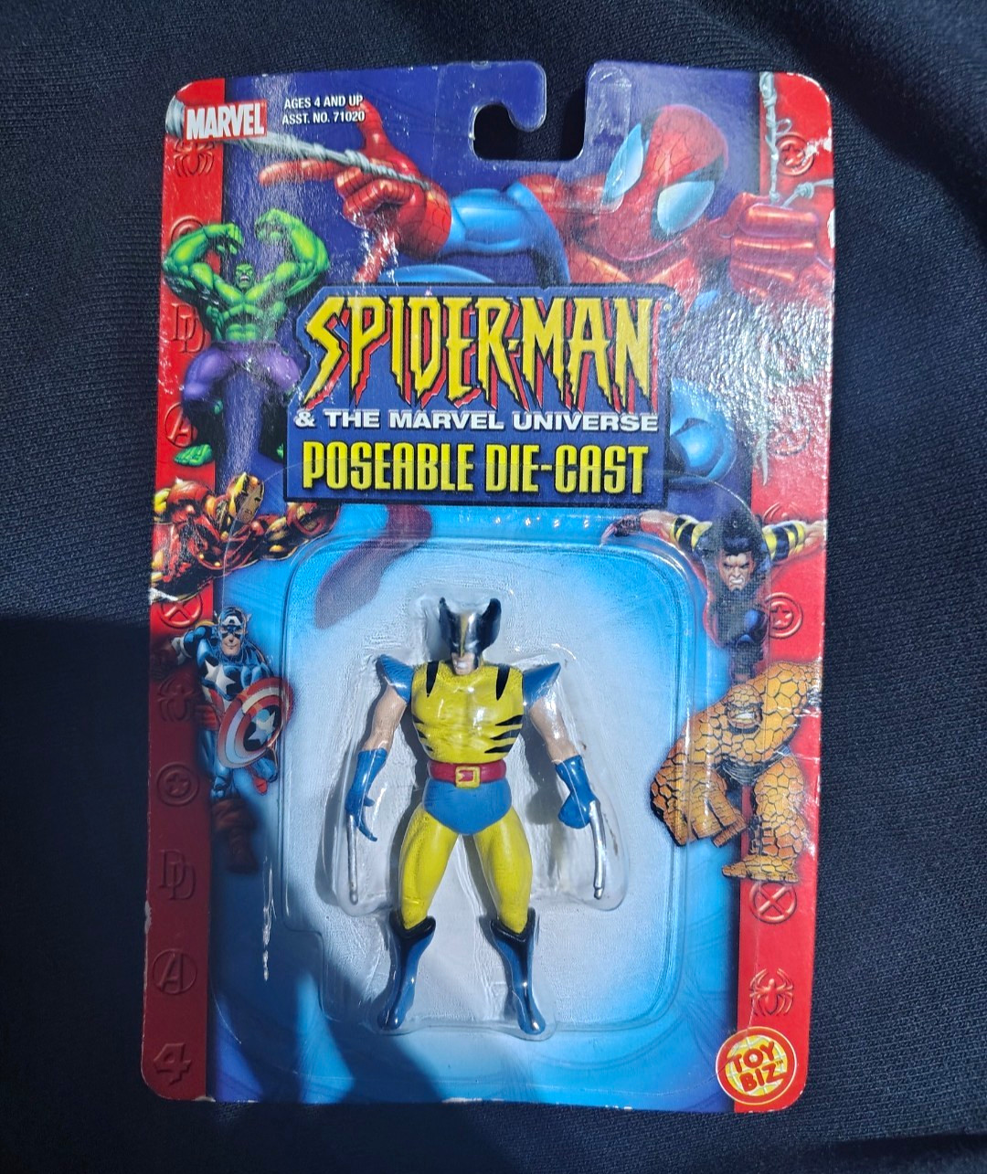 Toy Biz Wolverine Spider-Man & Marvel Universe Poseable Die-Cast Figure 2003
