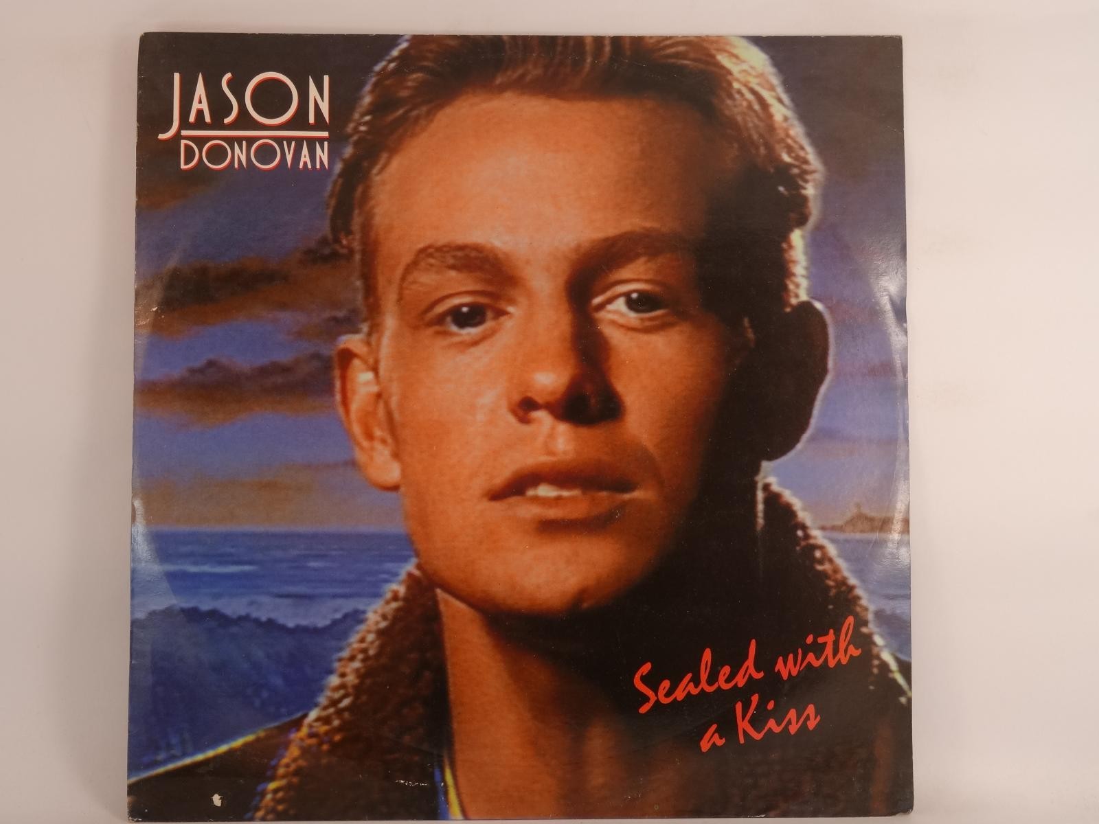 JASON DONOVAN SEALED WITH A KISS (113) 2 Track 12" Single plus Picture Sleeve PW