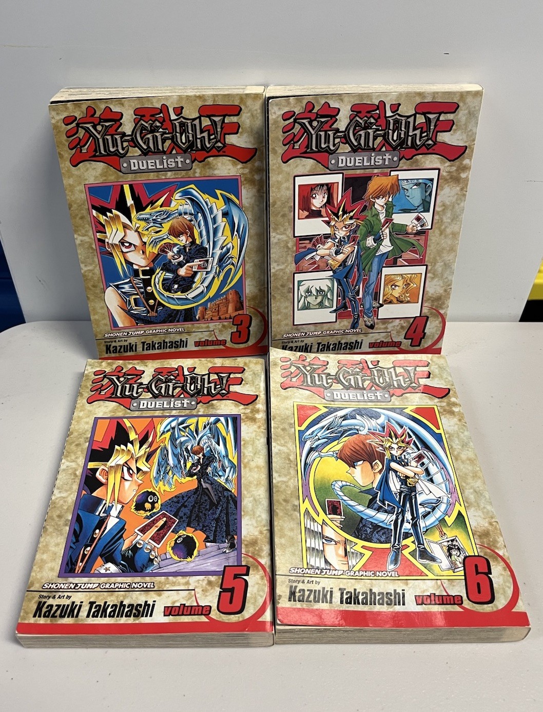 Yu-Gi-Oh Yugioh Duellante Volume 3-6 Manga Inglese 1° Stampe