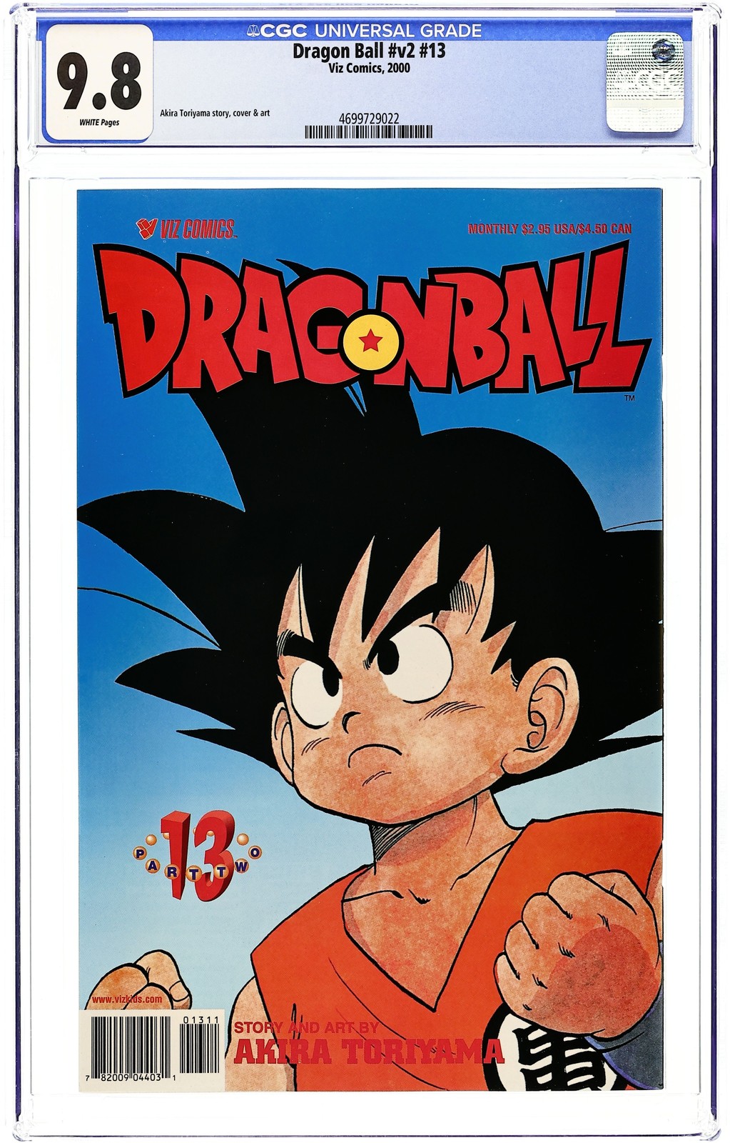 Dragon Ball Parte 2 #13 CGC 9.8 2000 4699729022