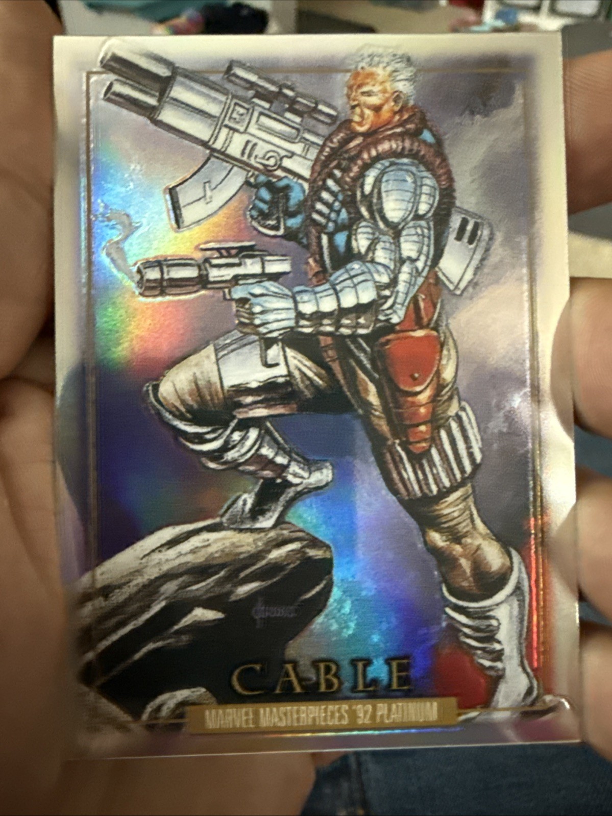 2024 Skybox Marvel Masterpieces '92 Platinum Rainbow #18 CAVO