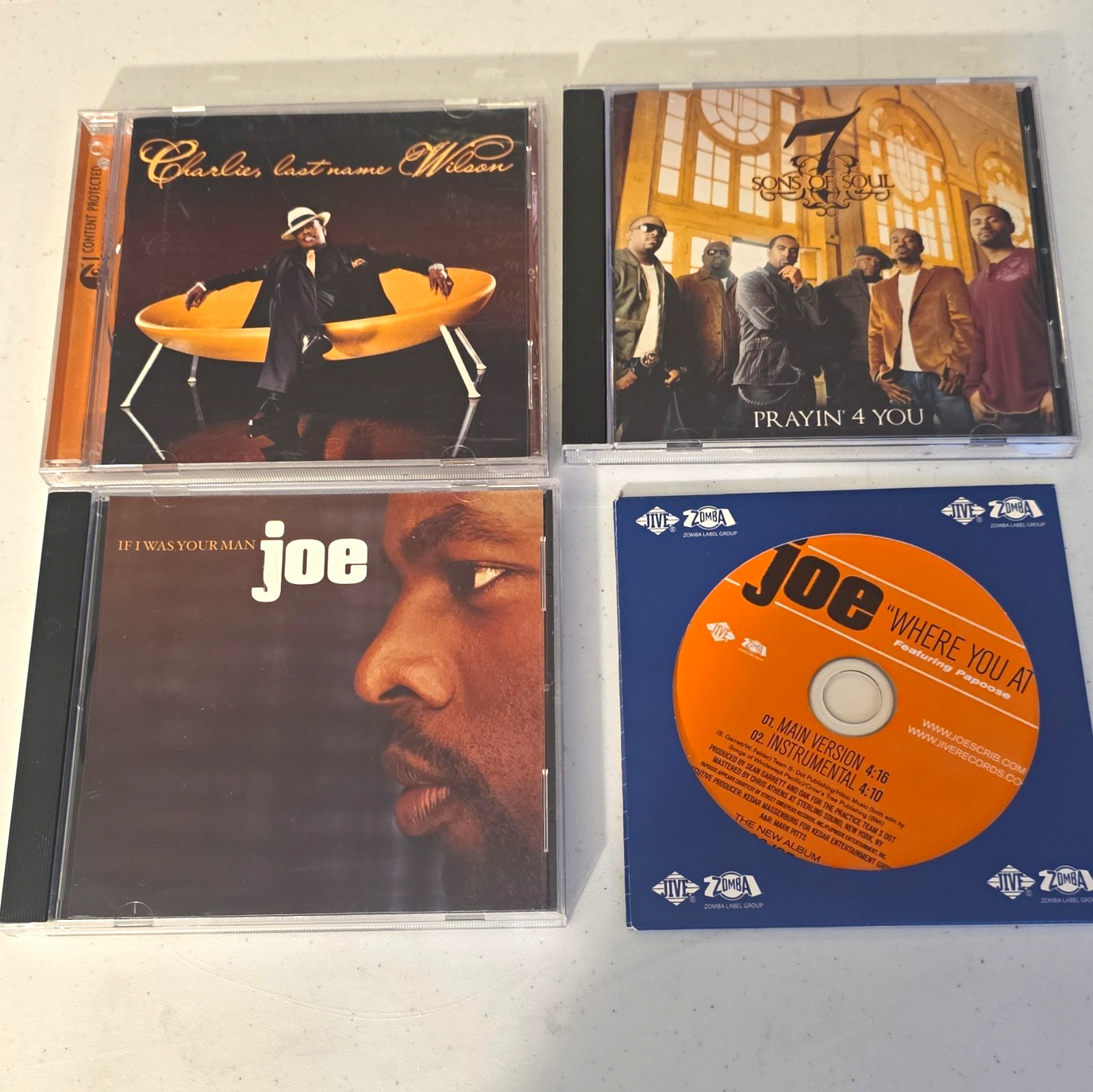 R&B, Soul, Funk  4 CD lot Charlie Wilson Charlie, Joe, 7 Sons of Soul