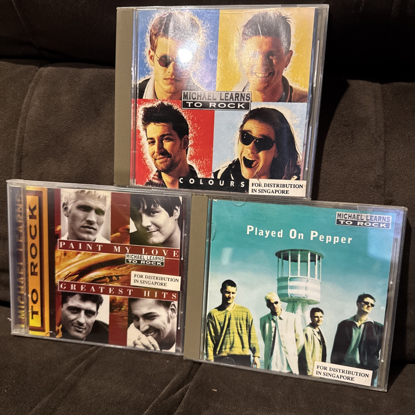 michael learns to rock 3 CD Lot Greatest Hits/colours/played On Pepper 37 Tracks