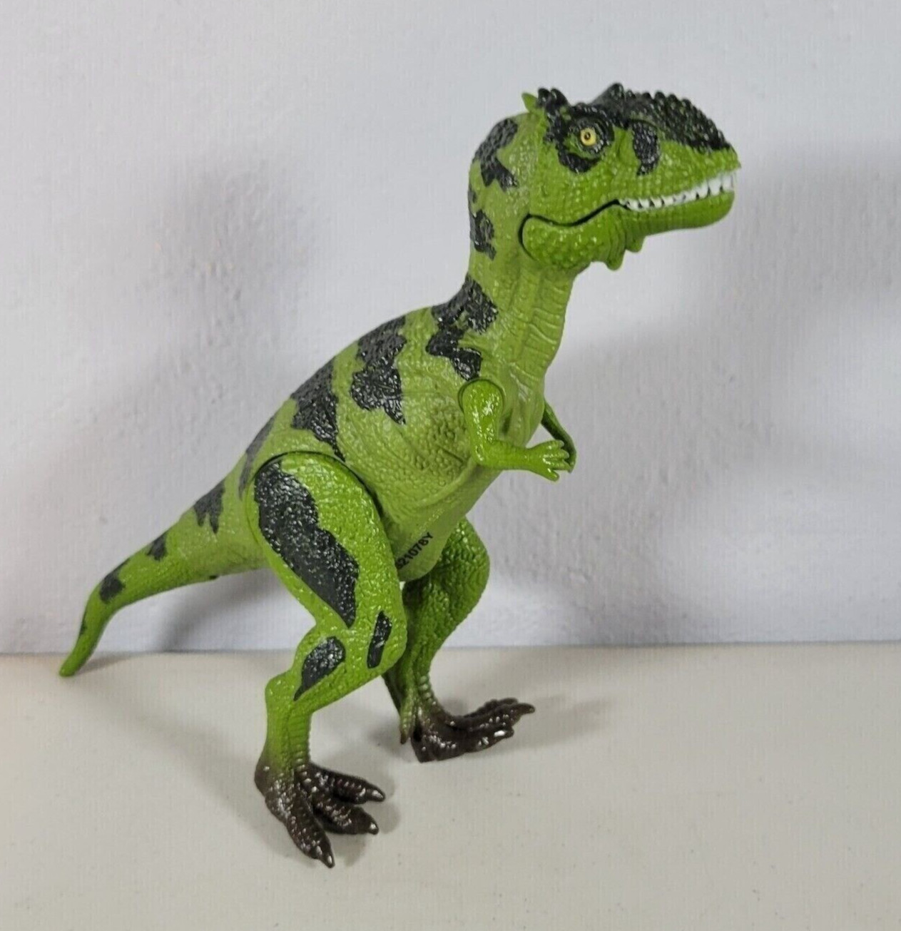 Dinosauro giocattolo Kid Galaxy TRex verde posabile 8,5" action figure T-Rex Tyrannosaur