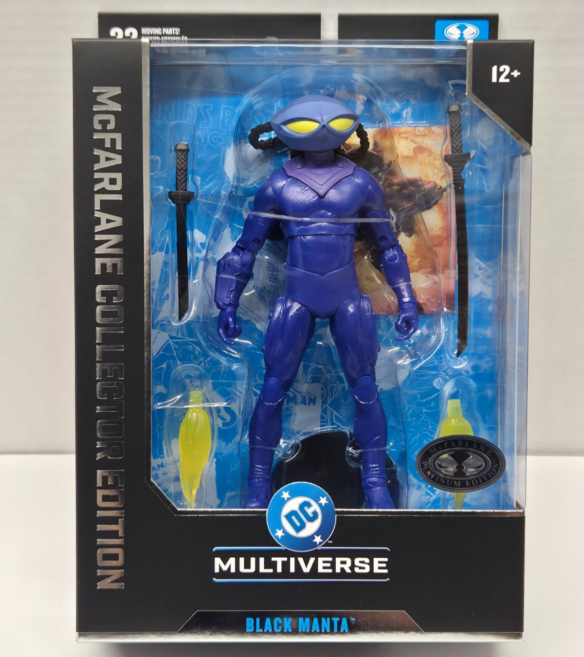 BLACK MANTA - DC Classic PLATINUM McFarlane Edizione da Collezione #68 Multiverso NUOVO