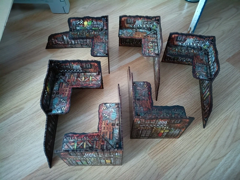 Lot de 10 décors wargame (Warhammer)