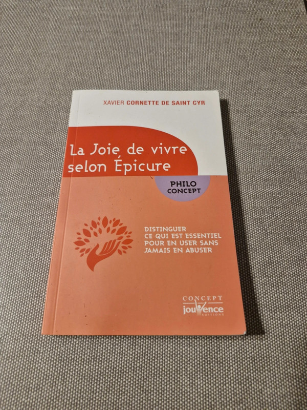 Livre La joie de vivre selon Epicure