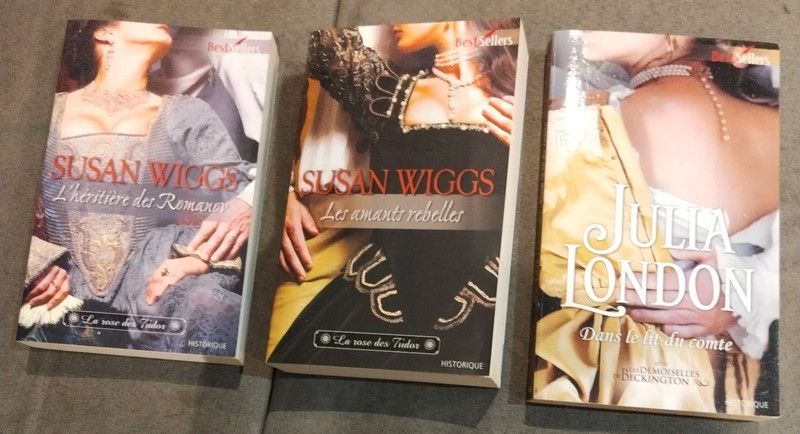 Lot de 3 romans historiques – Susan Wiggs & Julia London