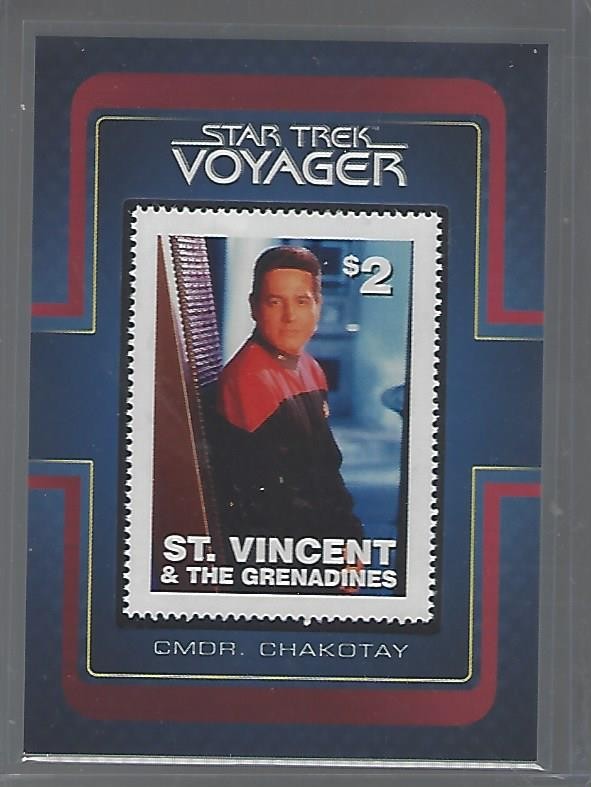 Star Trek Voyager Archives & Stamp Chakotay VS2