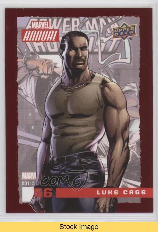 2016 Upper Deck Marvel Annual Red Luke Cage #56 READ 0e3
