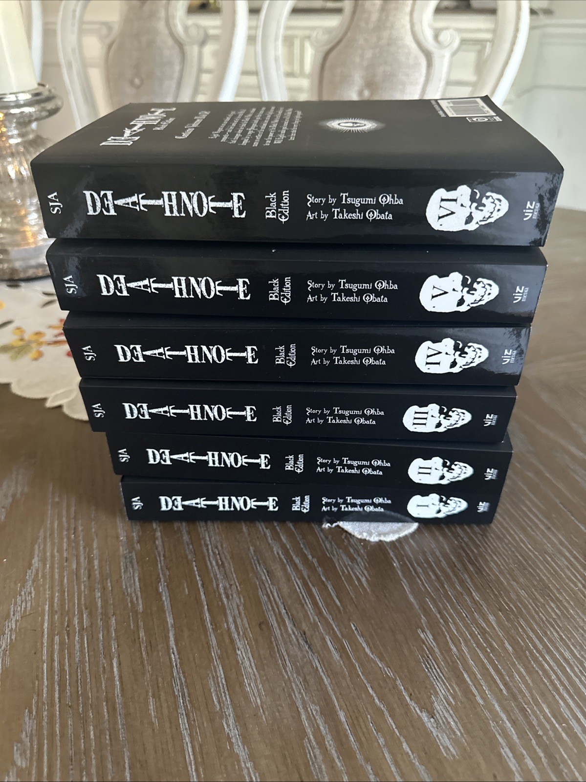 Death Note Black Edition Manga Set Completo Vol 1-6 Viz Media