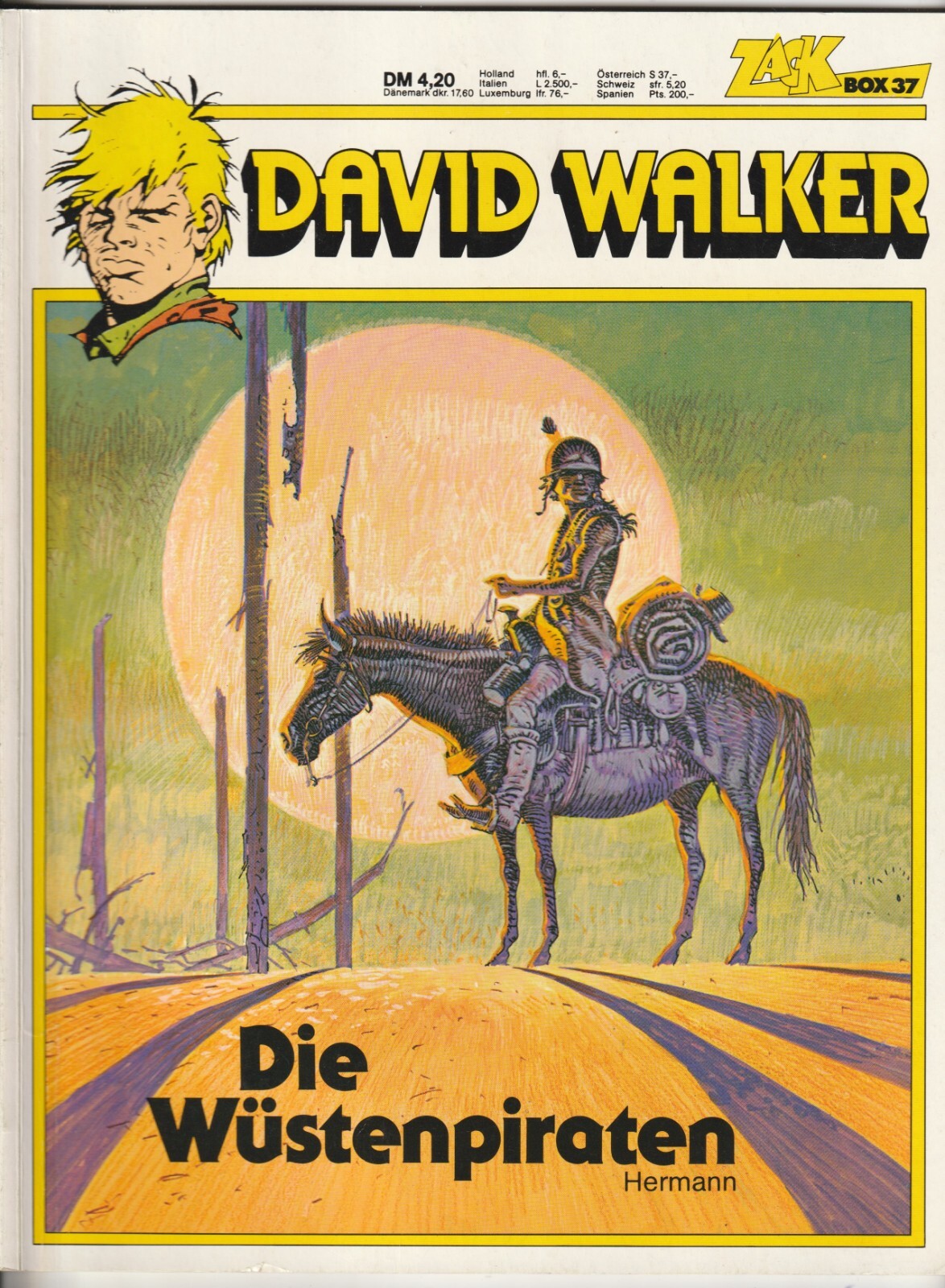 ✪ ZACK BOX #37 David Walker - I pirati del deserto, corallo 1980 COMICALBUM Z1/1-