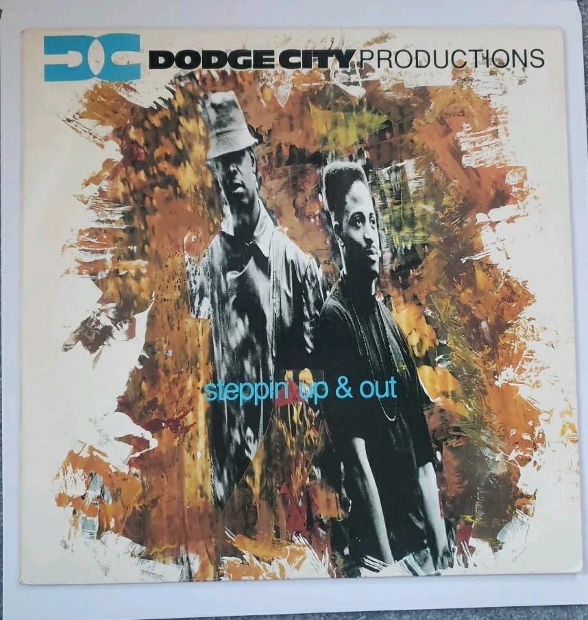 Dodge City Productio - Steppin' Up  Out 1993 LP Album Record, Vinyl Is NM Con 