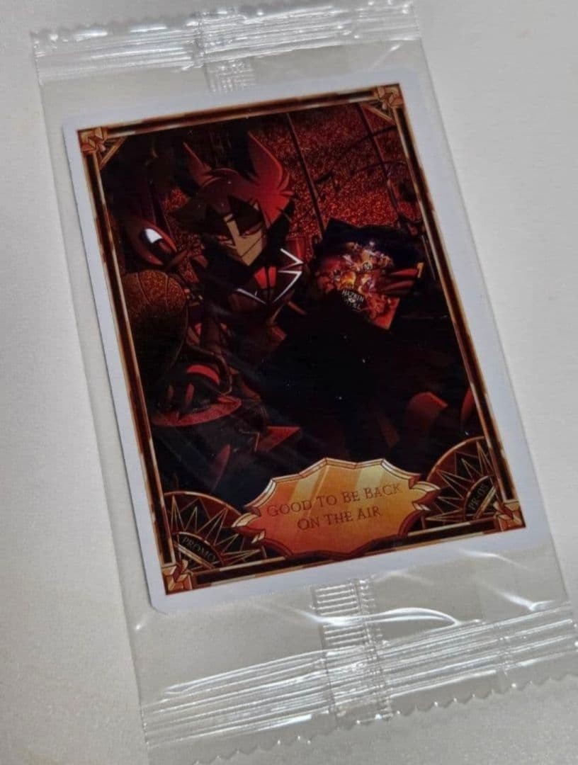 Trading Card First Edition Hazbin Hotel Alastor Good to Be Back on the Air PR-05