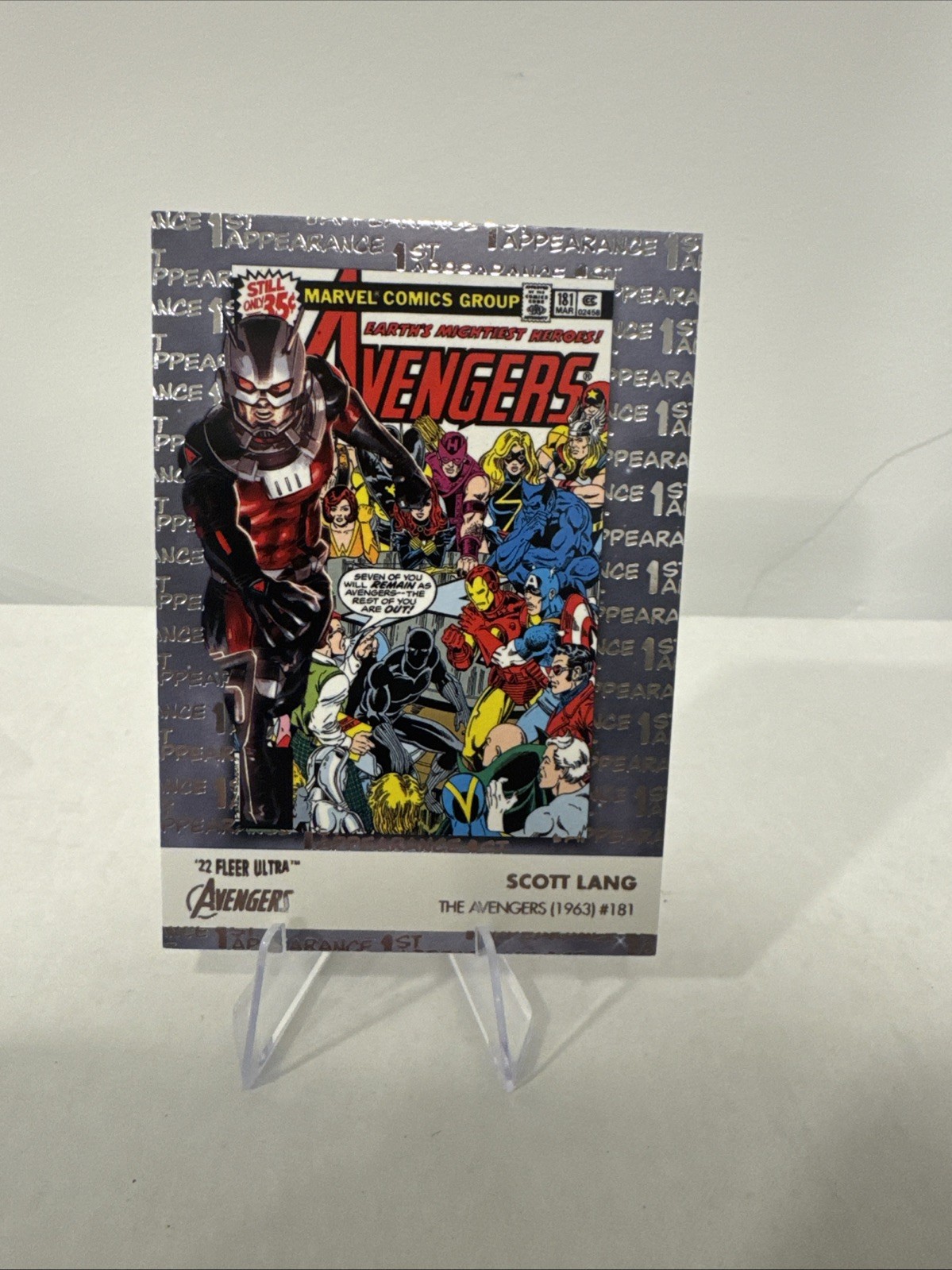 Fleer Ultra Marvel Avengers 2022 #FA-9 Scott Lang prima apparizione