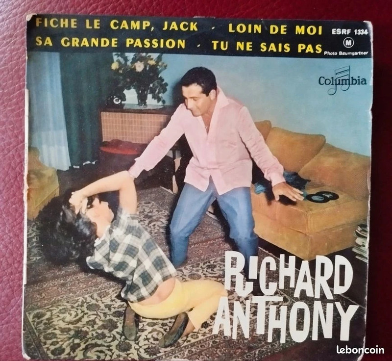 Année 1961 Vinyle 45 Tours Richard Anthony