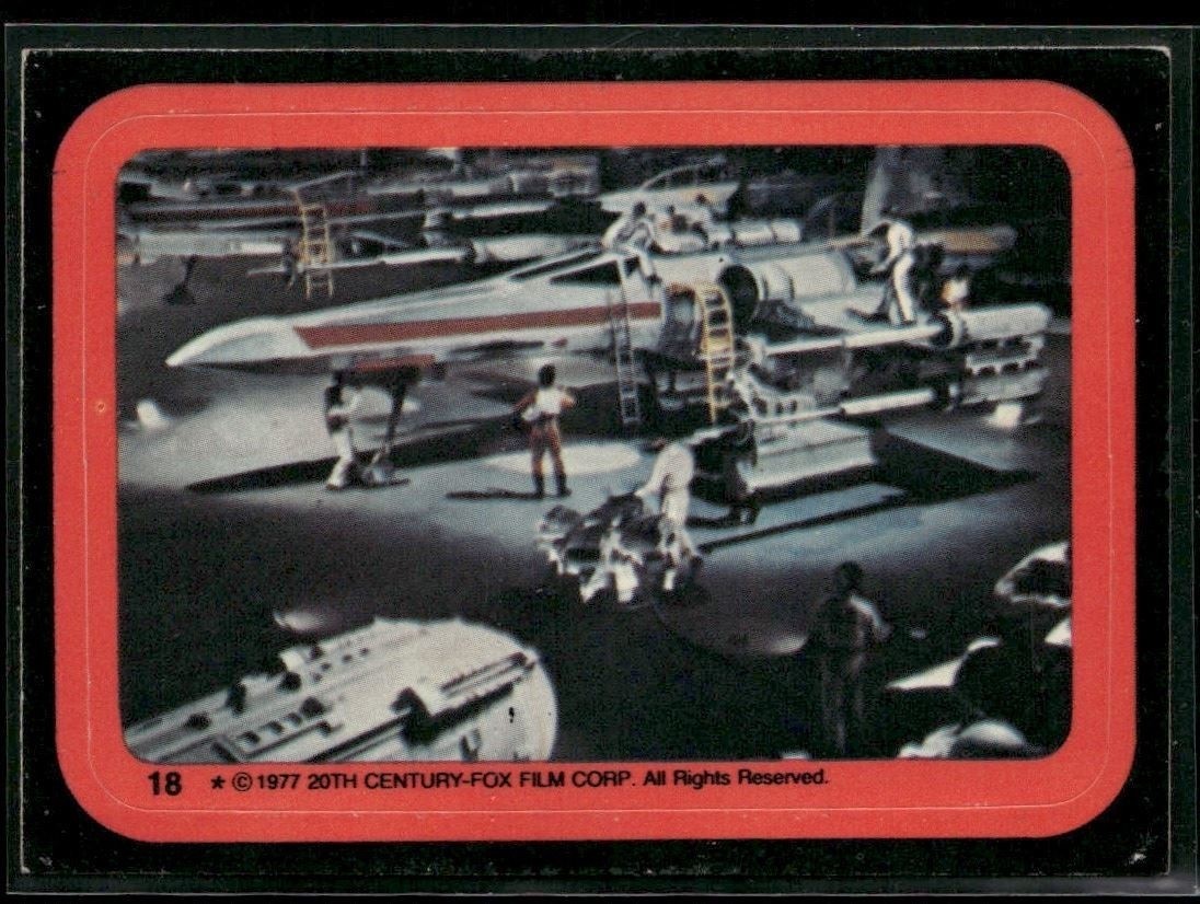 ⭐ 1977 Topps Star Wars Series 2 Stickers Star Destroyer #18 Nice EX