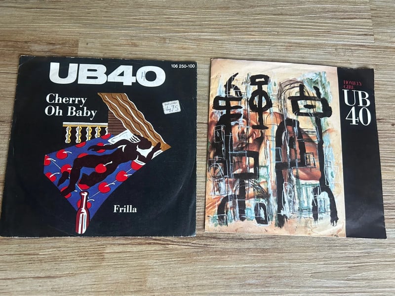 2 singles ub40: € 5 per stuk