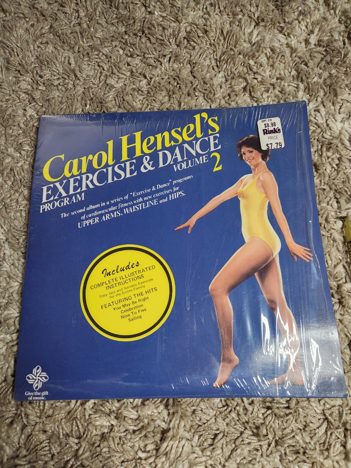 CAROL HENSEL Exercise & Dance Program Vol 2 LP (1981)