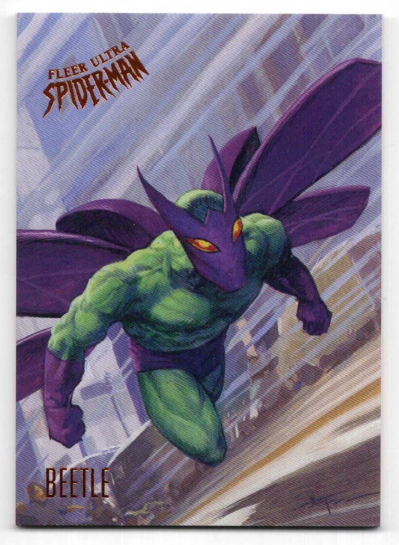 Carta Set Base Fleer Ultra Spider-Man 2017 #52...BEETLE