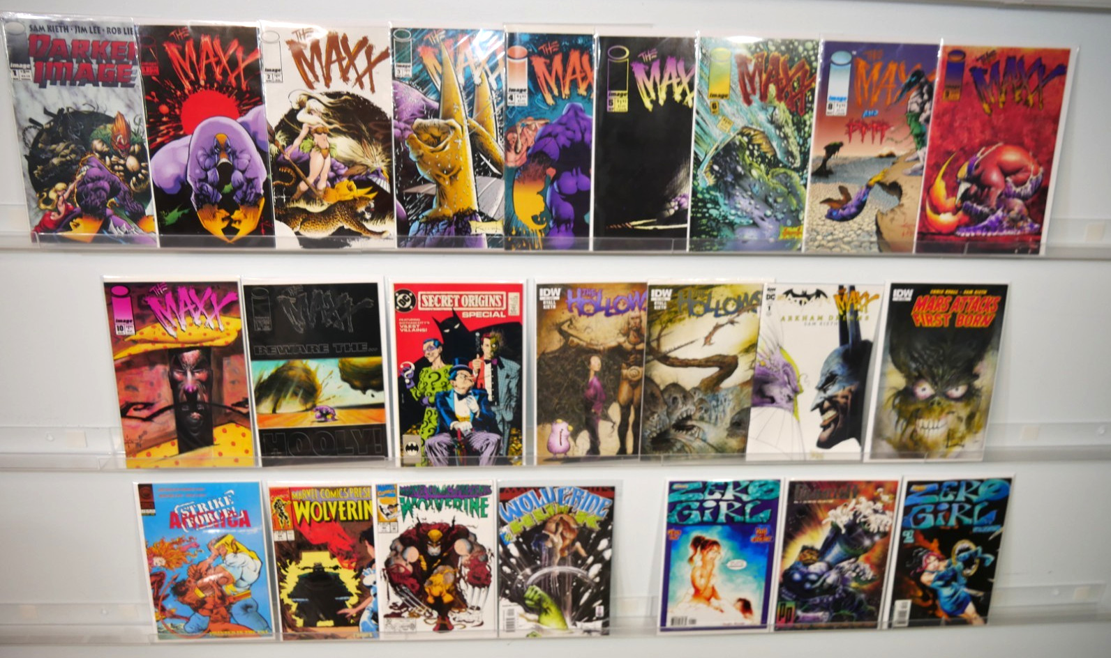 Sam Kieth Art Comics Lot w. The MAXX, Batman MAXX, The Hollows, Zero Girl, +More