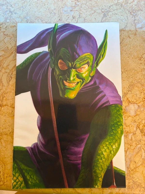 Spiderman variant Goblin n. 821 di Alex Ross