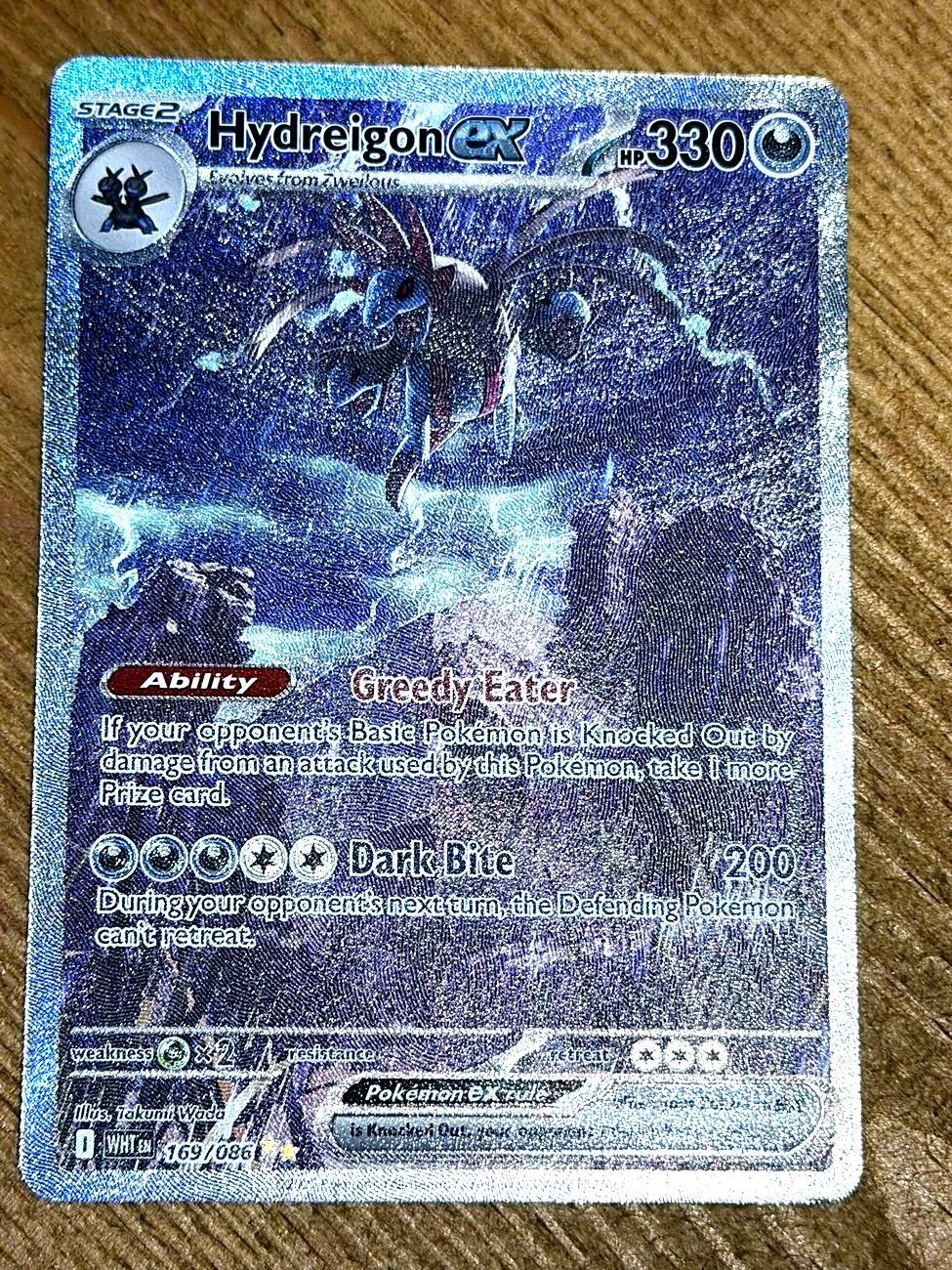 Pokémon TCG Hydreigon ex 169/086 Special Illustration Rare White Flame NM