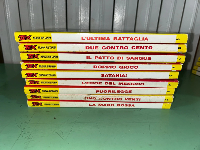 Tex Nuova Ristampa - Primi 10 numeri