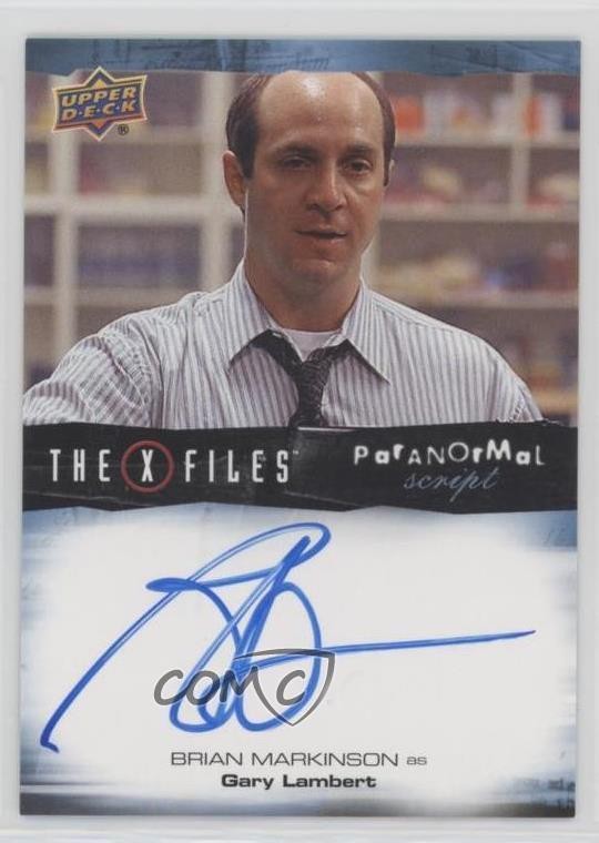 2023 The X-Files Monsters of Week Edition Brian Markinson Gary Lambert Auto 0b3
